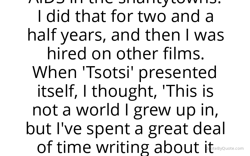 Preview image for this quote by Gavin Hood