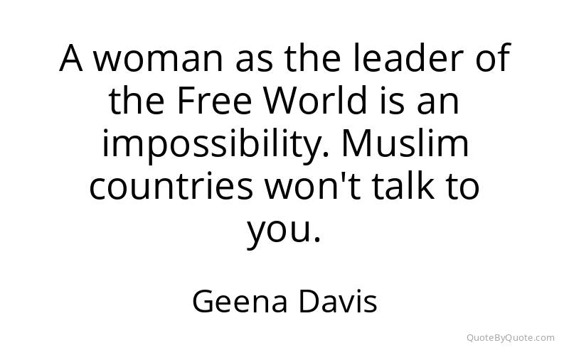 Preview image for this quote by Geena Davis