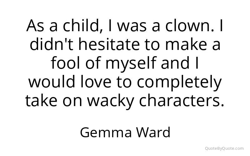 Preview image for this quote by Gemma Ward