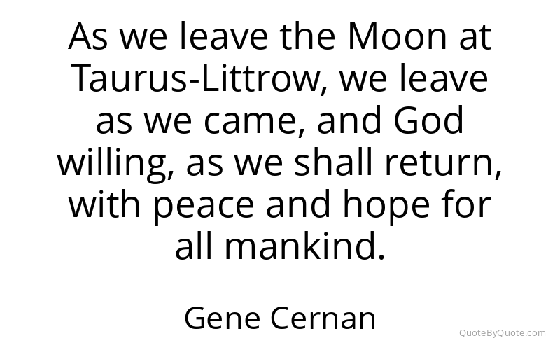 Preview image for this quote by Gene Cernan