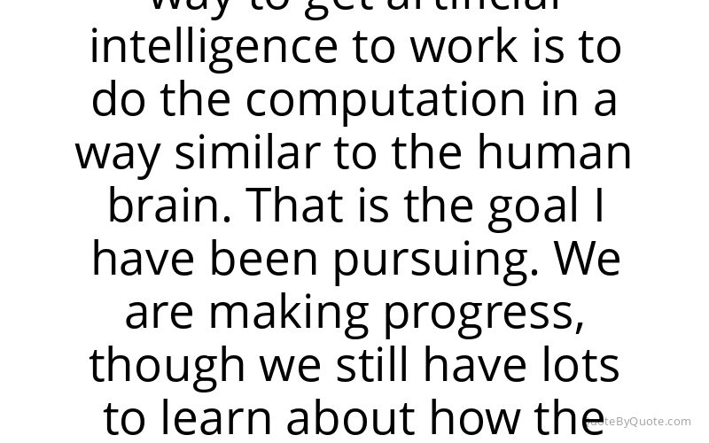 Preview image for this quote by Geoffrey Hinton