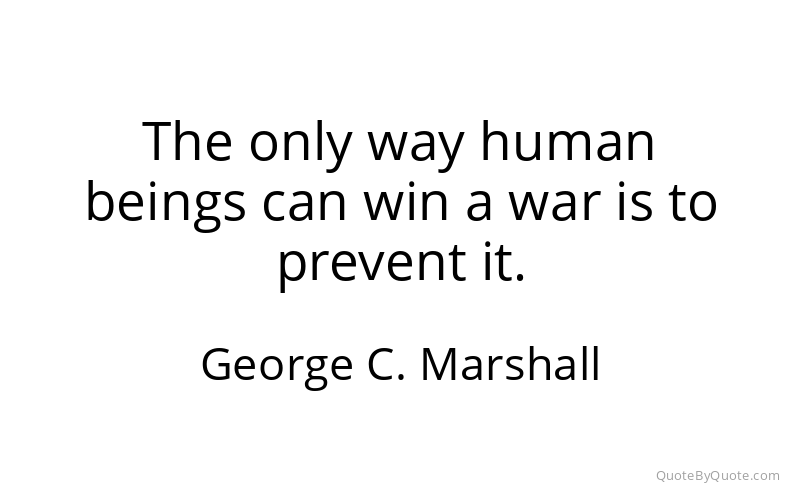 Preview image for this quote by George C. Marshall