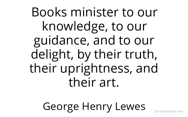 Preview image for this quote by George Henry Lewes