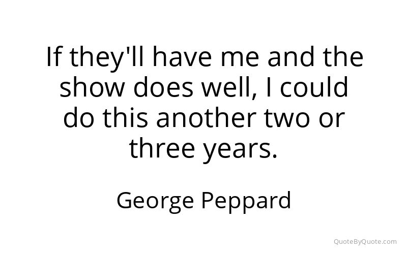 Preview image for this quote by George Peppard