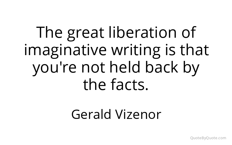 Preview image for this quote by Gerald Vizenor