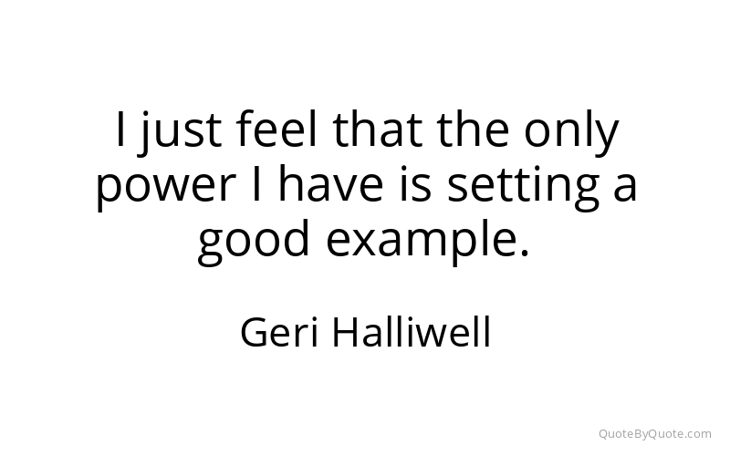 Preview image for this quote by Geri Halliwell