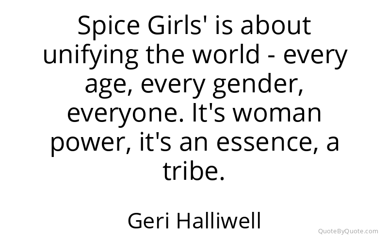 Preview image for this quote by Geri Halliwell