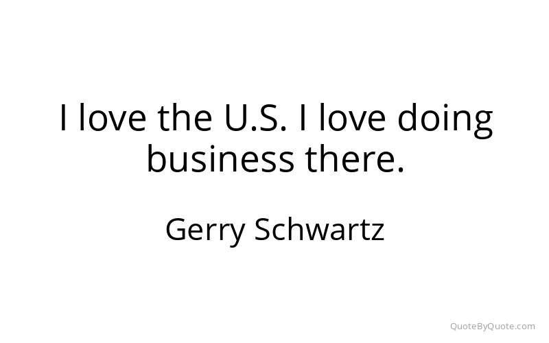 Preview image for this quote by Gerry Schwartz