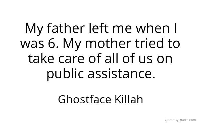Preview image for this quote by Ghostface Killah