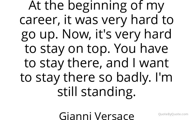 Preview image for this quote by Gianni Versace