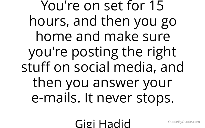Preview image for this quote by Gigi Hadid