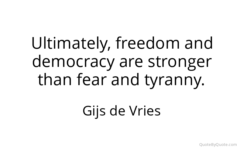 Preview image for this quote by Gijs de Vries