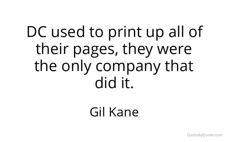 Preview image for this quote by Gil Kane