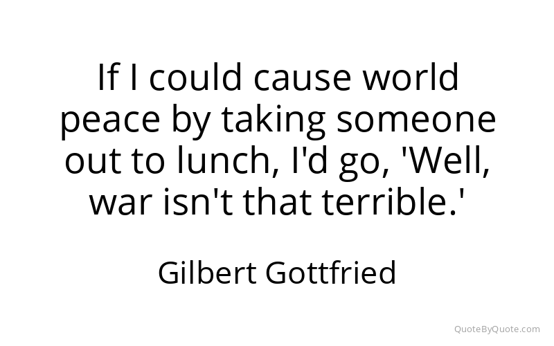 Preview image for this quote by Gilbert Gottfried