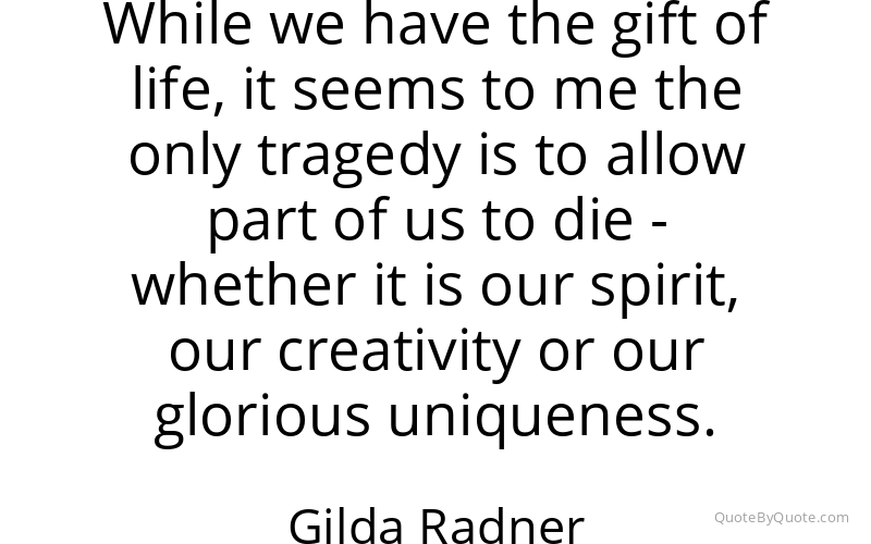 Preview image for this quote by Gilda Radner