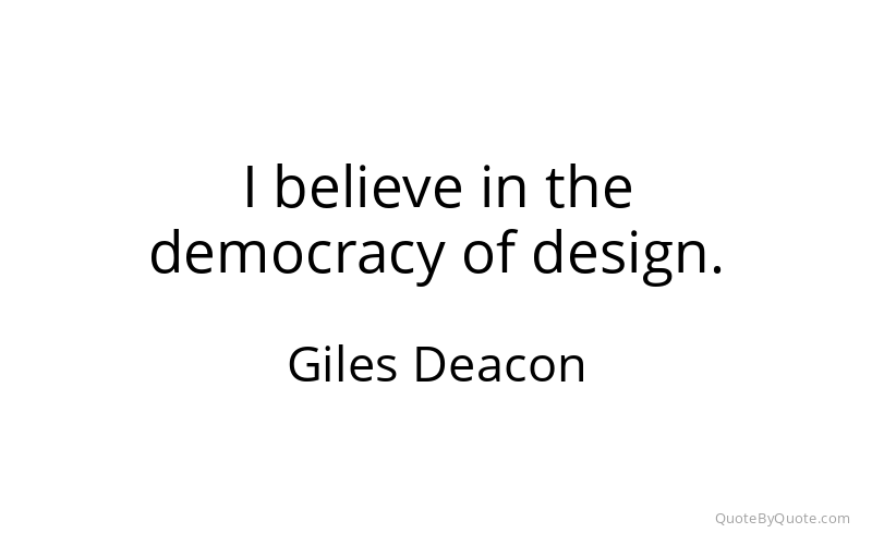 Preview image for this quote by Giles Deacon