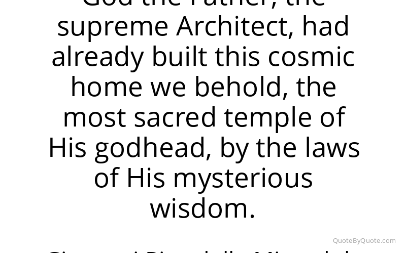 Preview image for this quote by Giovanni Pico della Mirandola