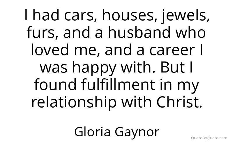 Preview image for this quote by Gloria Gaynor