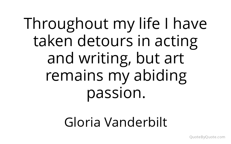 Preview image for this quote by Gloria Vanderbilt