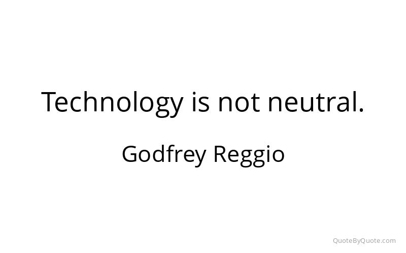 Preview image for this quote by Godfrey Reggio