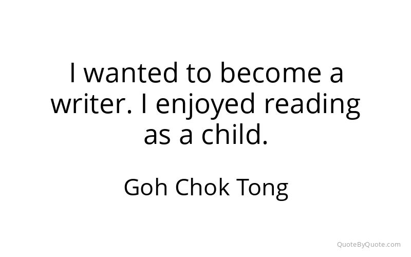 Preview image for this quote by Goh Chok Tong