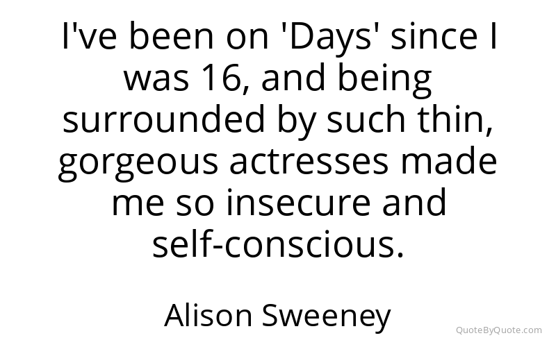 Preview image for this quote by Alison Sweeney