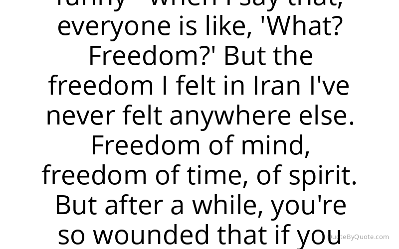 Preview image for this quote by Golshifteh Farahani