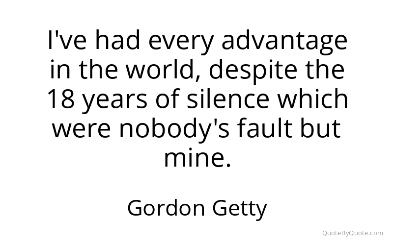 Preview image for this quote by Gordon Getty