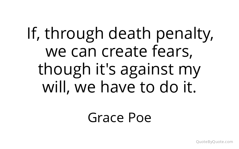 Preview image for this quote by Grace Poe