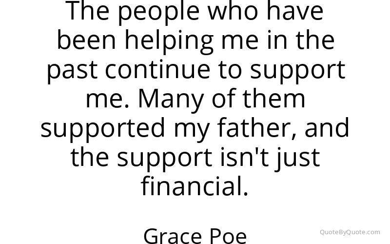 Preview image for this quote by Grace Poe