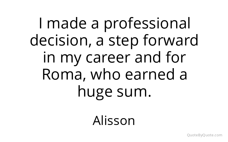 Preview image for this quote by Alisson