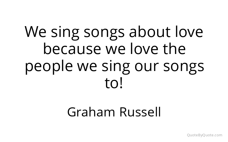 Preview image for this quote by Graham Russell