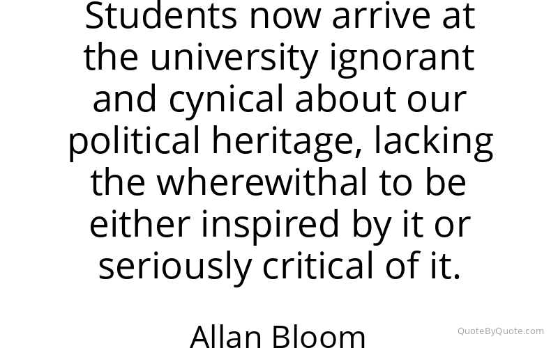 Preview image for this quote by Allan Bloom