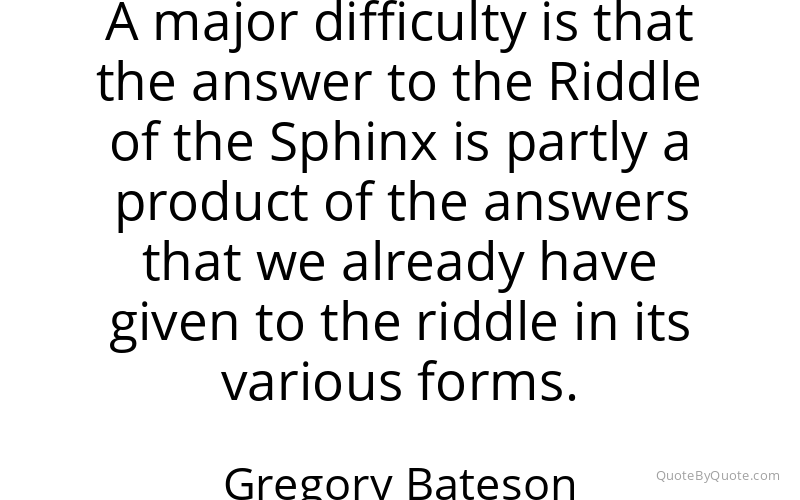 Preview image for this quote by Gregory Bateson