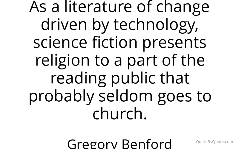 Preview image for this quote by Gregory Benford