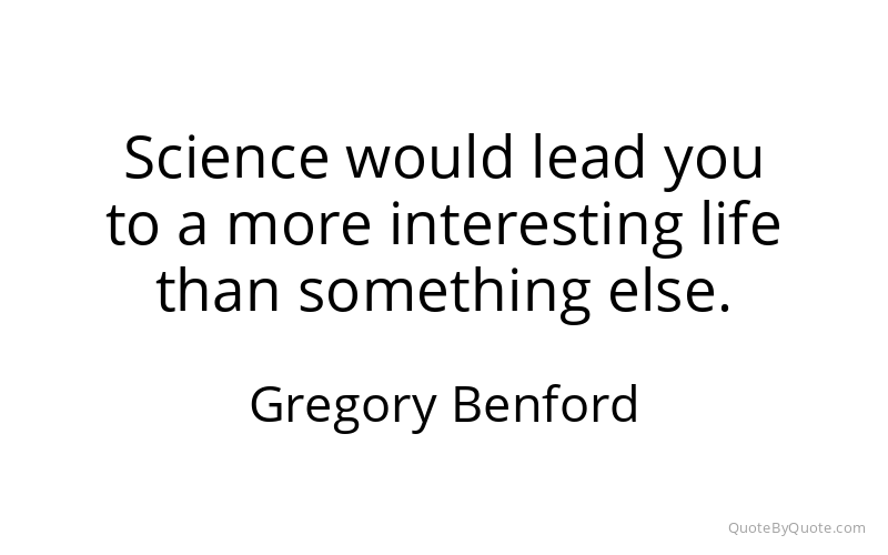 Preview image for this quote by Gregory Benford