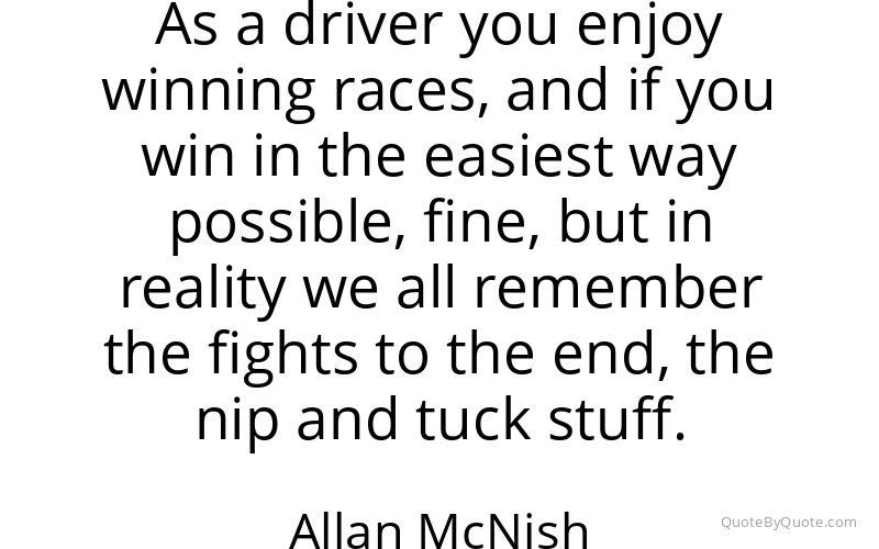 Preview image for this quote by Allan McNish