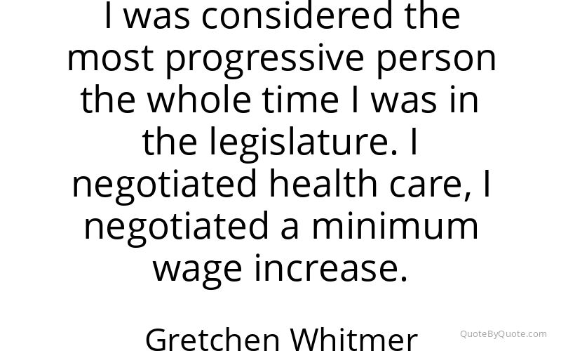 Preview image for this quote by Gretchen Whitmer