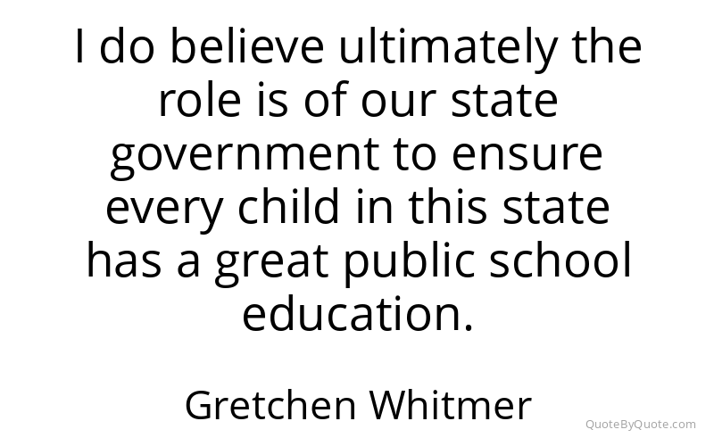 Preview image for this quote by Gretchen Whitmer