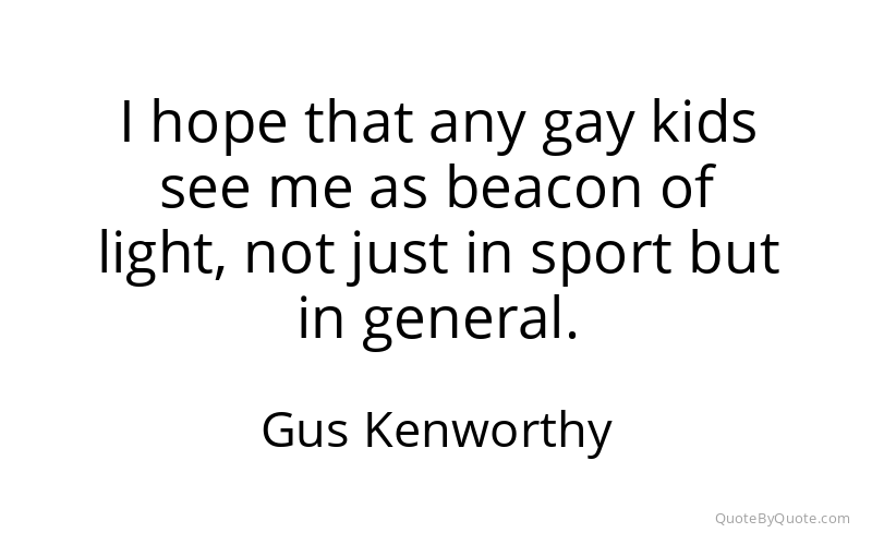 Preview image for this quote by Gus Kenworthy