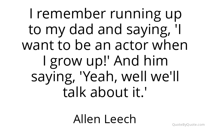 Preview image for this quote by Allen Leech