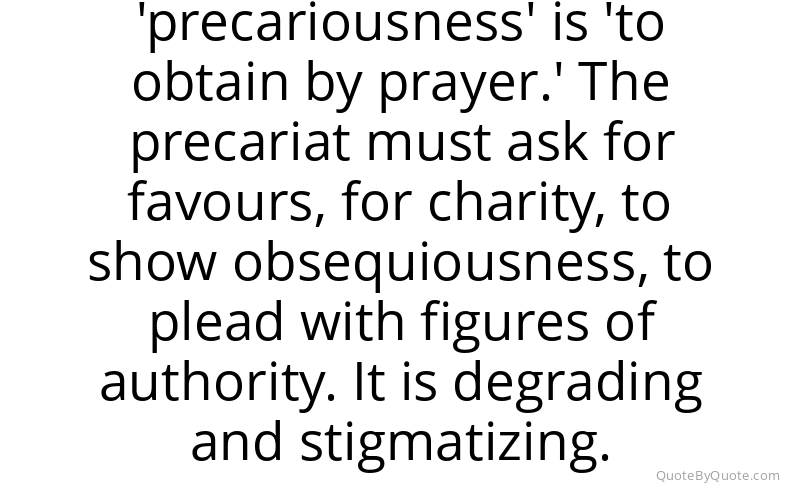 Preview image for this quote by Guy Standing