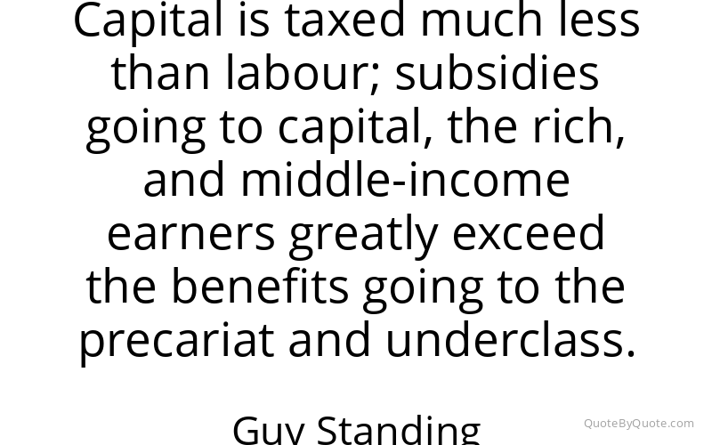 Preview image for this quote by Guy Standing