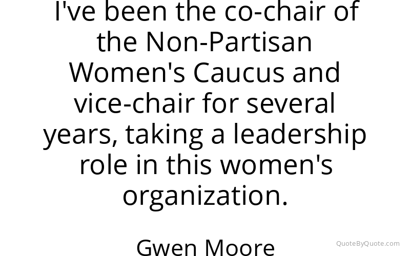 Preview image for this quote by Gwen Moore
