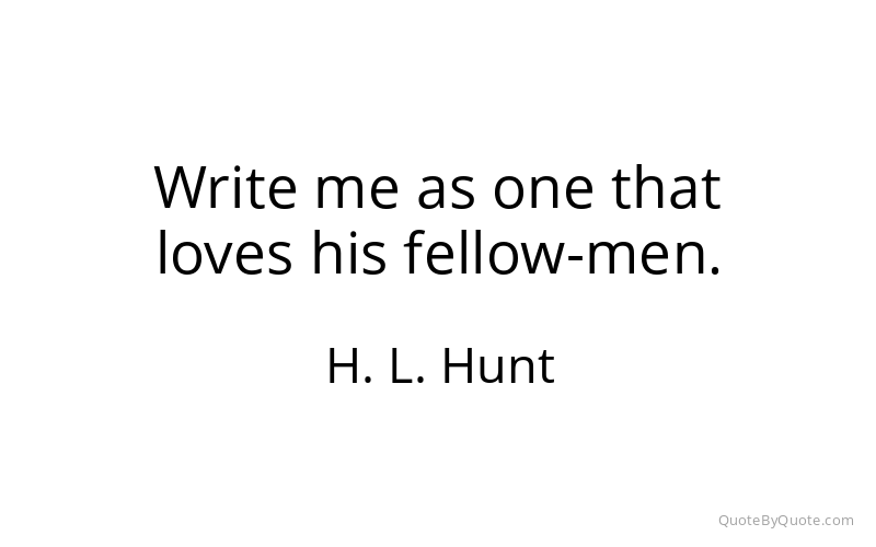 Preview image for this quote by H. L. Hunt