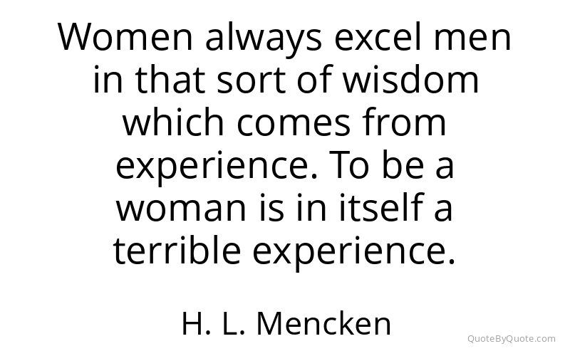 Preview image for this quote by H. L. Mencken