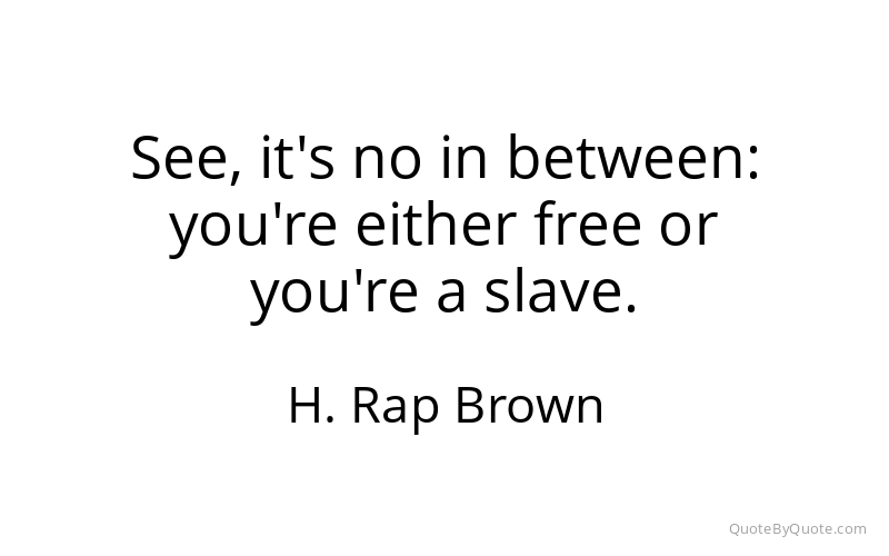 Preview image for this quote by H. Rap Brown