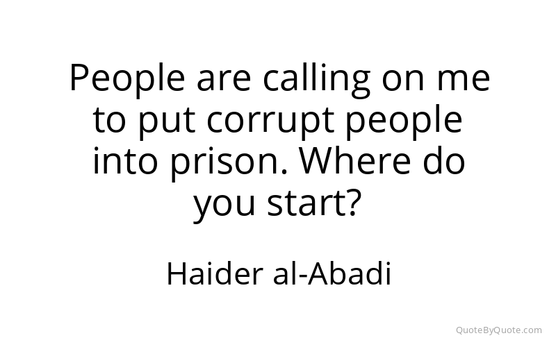 Preview image for this quote by Haider al-Abadi
