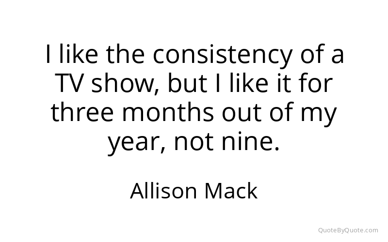 Preview image for this quote by Allison Mack