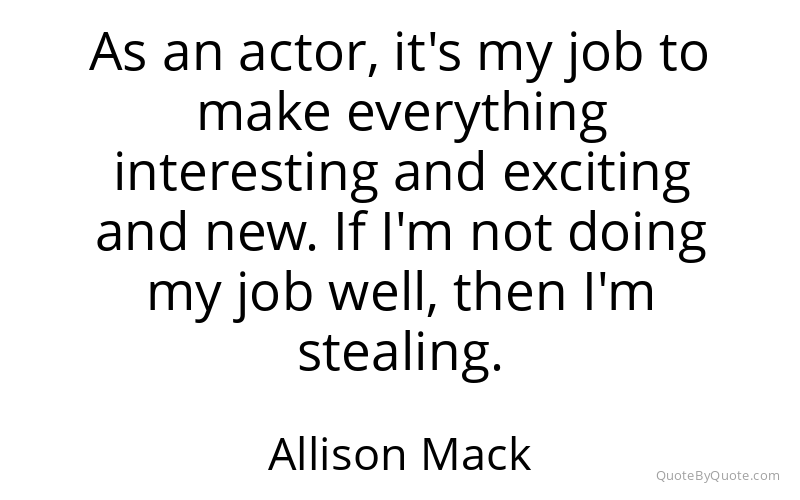 Preview image for this quote by Allison Mack